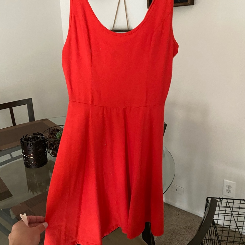 Red dress